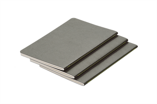 Notizbuch Booklets grey A6