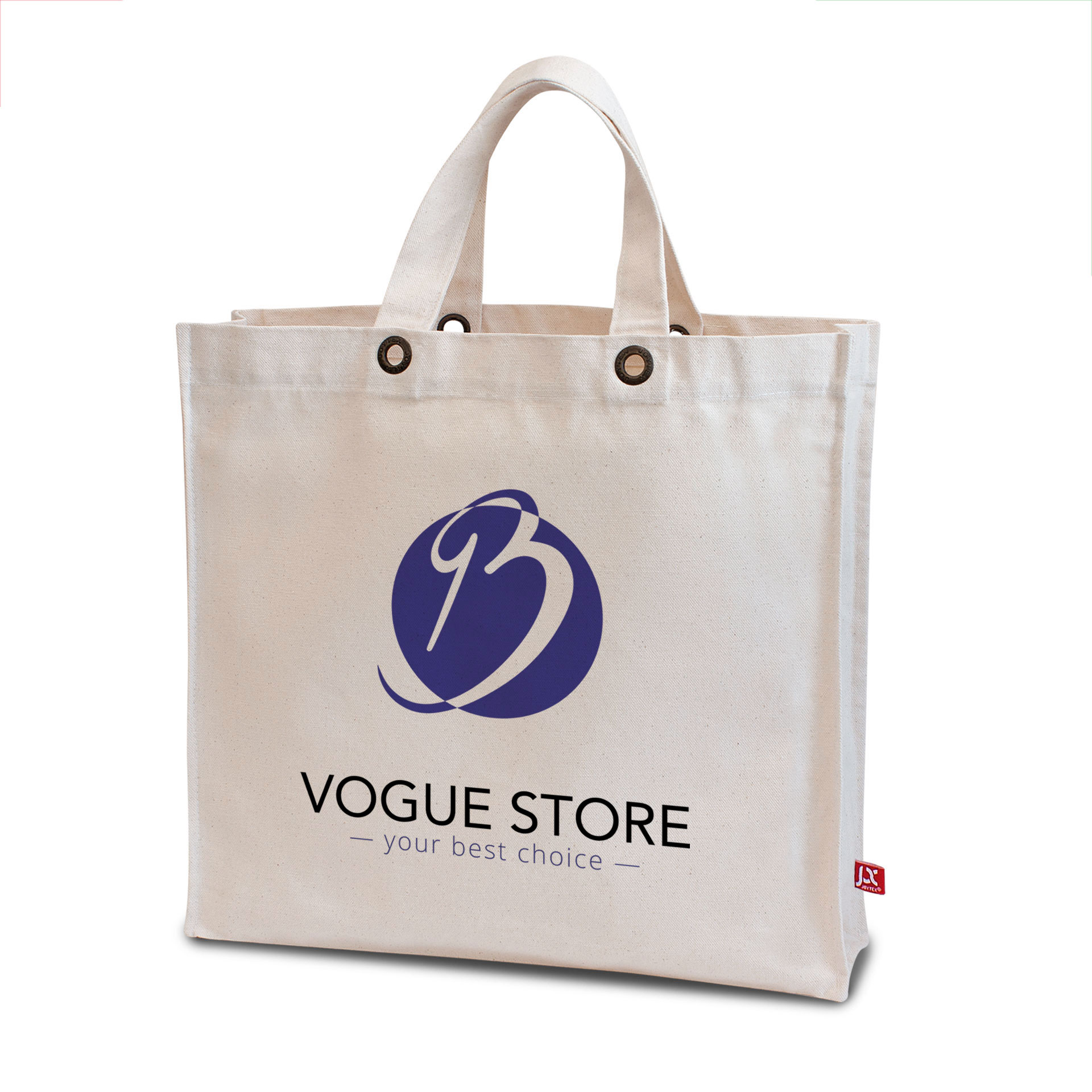 MACAU - Schwere Baumwolltasche mit kurzen Henkeln