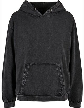 BY194 Ladies´ Acid Washed Oversize Hoody