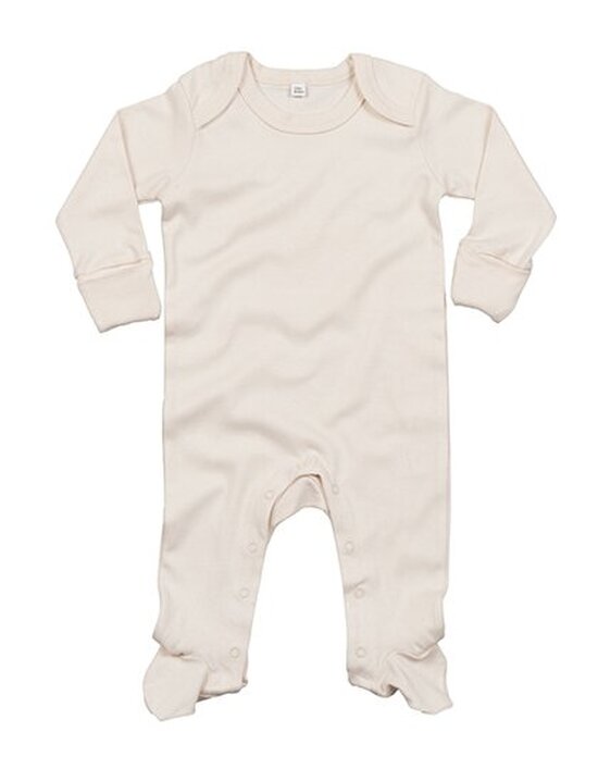 Baby Organic Sleepsuit with Scratch Mitts