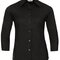 Ladies` 3/4 Sleeve Fitted Stretch Shirt