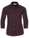 Ladies` 3/4 Sleeve Fitted Stretch Shirt