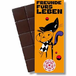 Sweet Greets Schokolade 50% "Freunde fürs Leben"